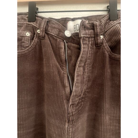 BDG Urban Outfitters High & Wide Chunky Corduroy Wide Leg Pants Size 26 - Picture 3 of 5